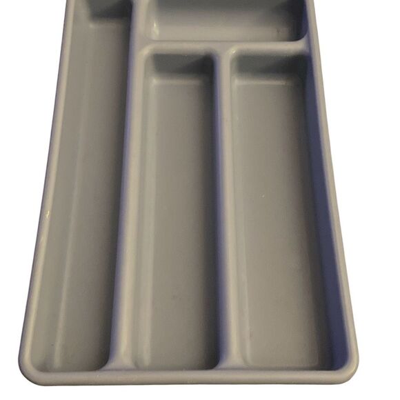 Vintage Rubbermaid Utensil Drawer Organizer Country Blue Silverware 0522 - Picture 4 of 4